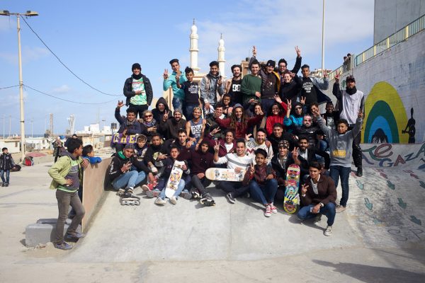 Skateboarding a Gaza