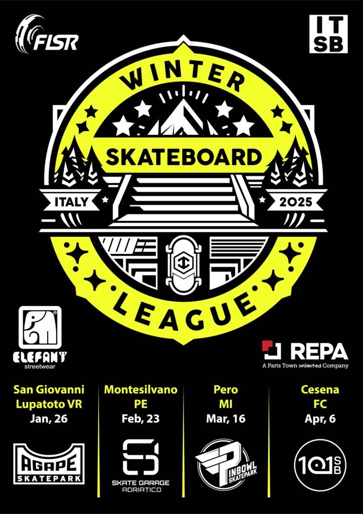 Winter Skateboard League 2025: lo skateboarding non si ferma! 