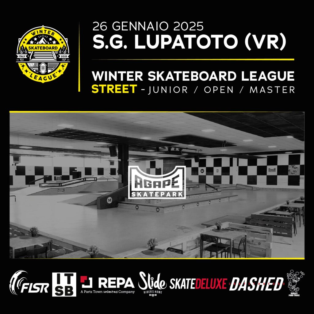 WSL 2025: prima tappa ad Agape Skatepark!