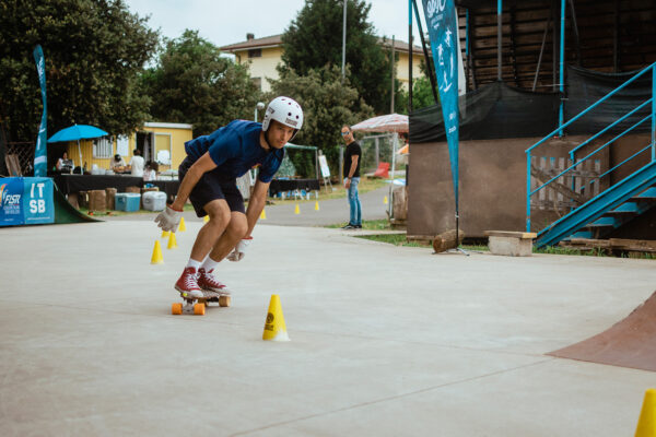 Gli Azzurri dello slalom skateboarding agli Europei di Stoccarda